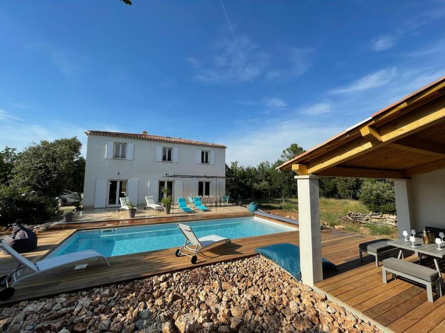 Villa Piscine - Gorges Du Verdon, Lac De Sainte-Croix Régusse Exteriör bild